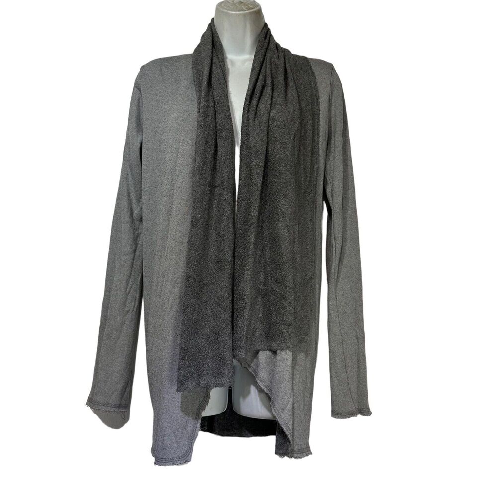 Freeloader USA Gray Super Soft Open Front Modal Cardigan Size S